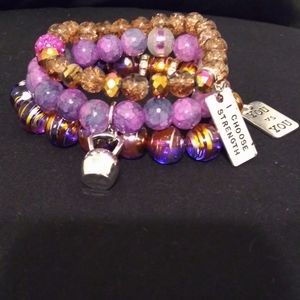 Custom fit inspirational bracelets